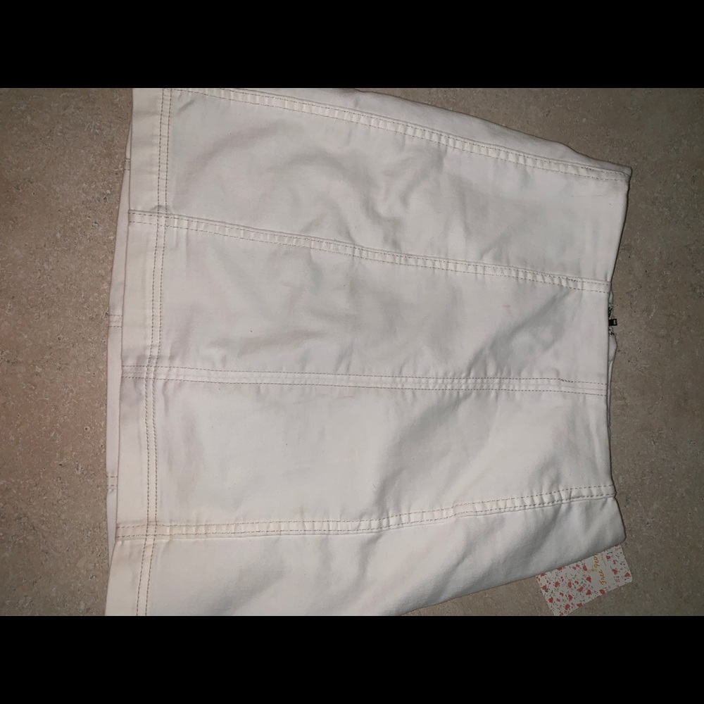 White skirt
